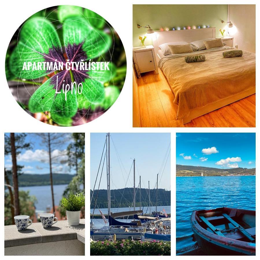 Appartamento Apartmán Čtyřlístek Lipno Lipno nad Vltavou Esterno foto